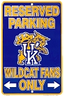 Kentucky Wildcats Fan Sm. Parking Sign