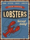 Lobsters Served Daily 2 Magnet