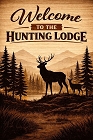 Welcome to Lodge - Deer Magnet