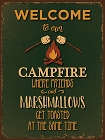 Welcome Campfire Toasted Magnet