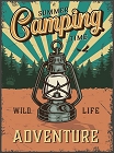 Summer Camping Time Small Sign