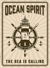 Lighthouse Ocean Spirit Magnet