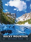 Rocky Mountain National Park Lake winter 2 Small Sign