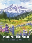 Mount Rainier Artistic Magnet
