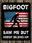 Bigfoot Saw Me Postcard