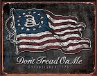 DTOM - Vintage Flag Metal Sign