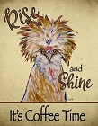 Chicken Lola Metal Sign