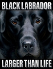 Large than Life Lab Metal Tin Sign