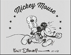 Mickey Guitar Metal Sign