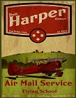 Air Mail Service Metal Sign