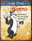Hamms - Ask For Metal Sign