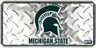 Michigan State Spartans Diamond License Plate
