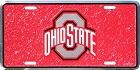 Ohio State Buckeyes Mosaic License Plate