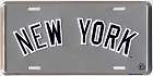 New York Yankees II License Plate