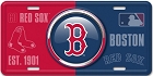 Boston Red Sox License Plate