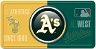 Oakland Athletic's Bullseye License Plate