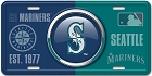 Seattle Mariners Bullseye License Plate