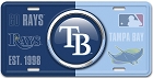 Tampa Bay Rays Bullseye License Plate