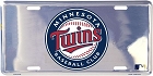 Minnesota Twins Polished License Plate