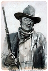 John Wayne Pencil Small Sign