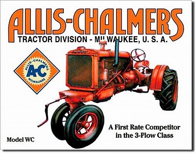 Allis Chalmers - Model U Metal Sign