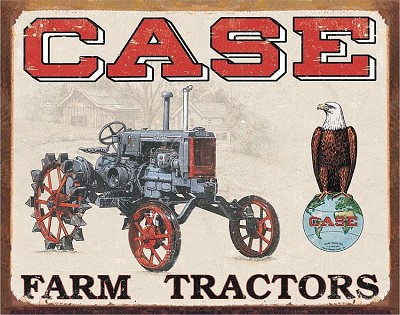 Case Tractor - CC High Clearance Metal Sign