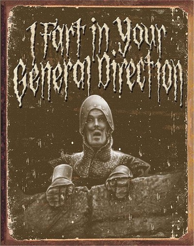 Python - In Your Direction Metal Sign