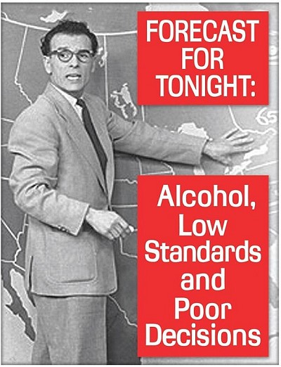 Ephemera - Tonight's Forecast Metal Sign