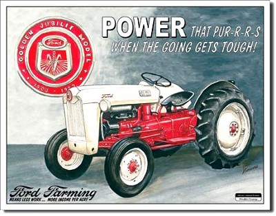 Ford Jubilee Metal Sign
