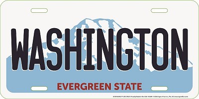 Washington - Evergreen State License Plate