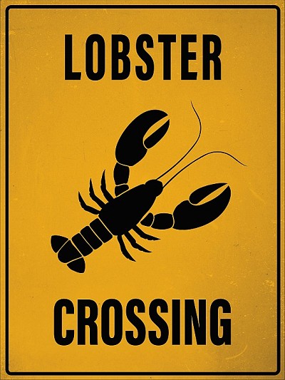 Crossing - Lobster Magnet