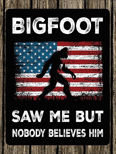 Bigfoot saw me Magnet 