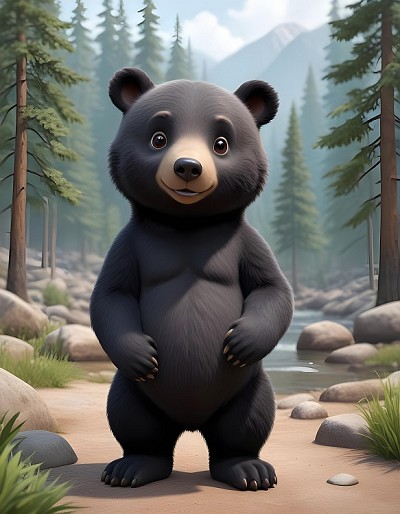 Baby Bear Magnet