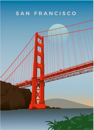 Golden Gate Bridge Small Sign
