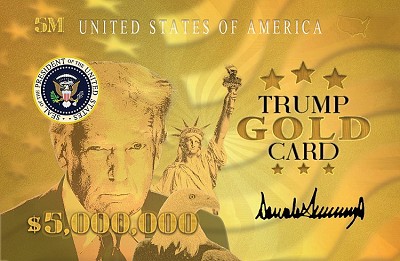 Trump Gold Card ID