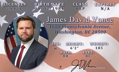 JD Vance ID
