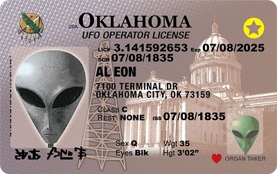 Oklahoma Alien ID