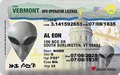 Vermont Alien ID