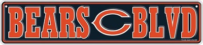 Chicago Bears Small Street Sign