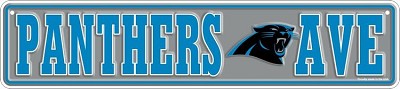Carolina Panthers Small Street Sign