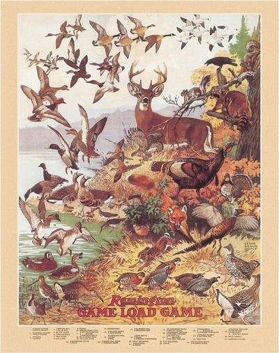 Remington Game Load Metal Sign