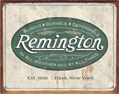 Remington Est 1816 Metal Sign