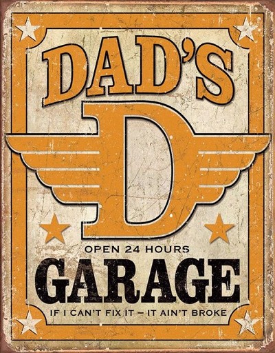 Dad’s Garage Metal Sign