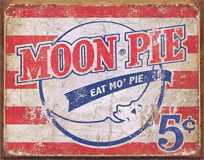 Moon Pie - American Metal Sign