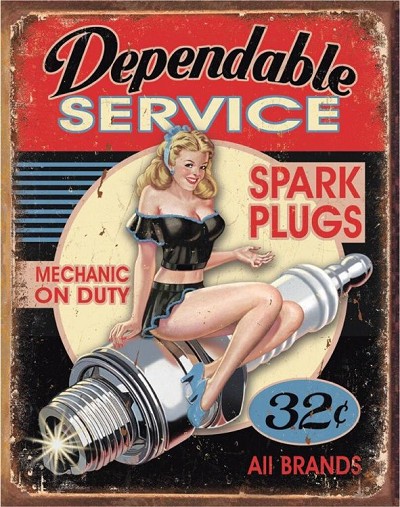 Dependable Service Metal Sign