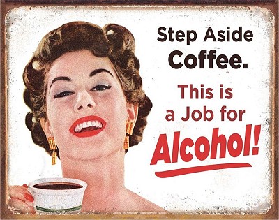 Step Aside Coffee Metal Sign