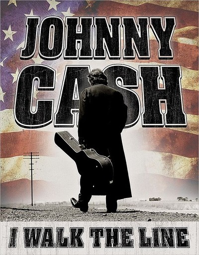 Johnny Cash - Walk the Line Metal Sign