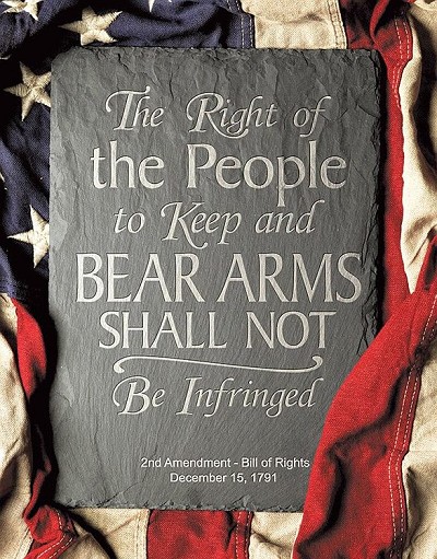 2nd Amendment Right Metal Sign