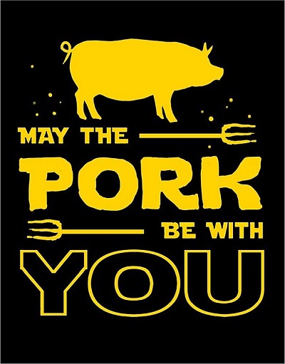 Pork With You Metal Sign