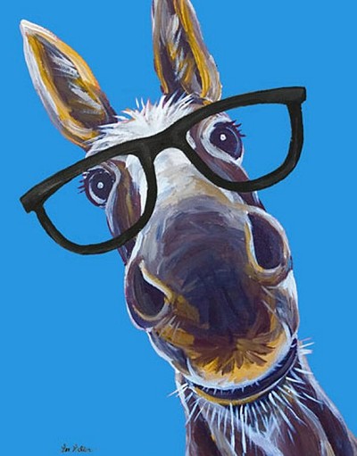 Donkey Metal Sign